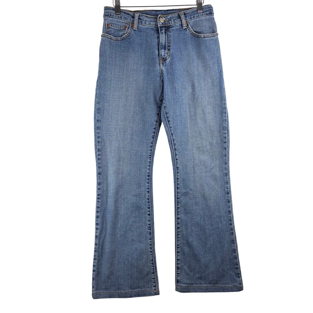 Levis Curvy Bootcut Jeans Women's 10 Blue Faded Denim Vintage 99% Cotton Western